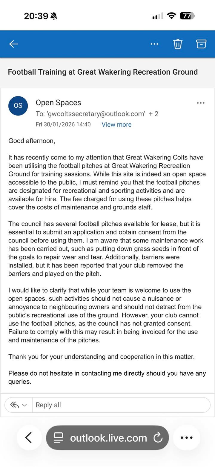 Great Wakering Colts FC